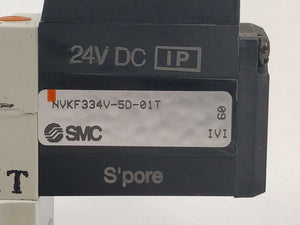 SMC NVKF334V-5D Valve with NVKF334V-5D-01T