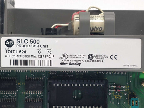 AB 1747-L524 SLC 500 Processor unit Ser. C FRN. 7c