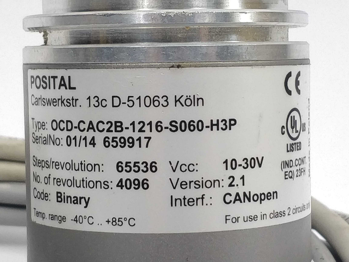 Posital OCD-CAC2B-1216-S060-H3P Encoder