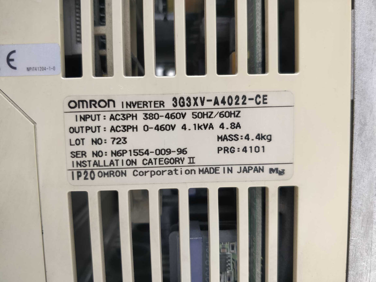 OMRON 3G3XV-A4022-CE Inverter