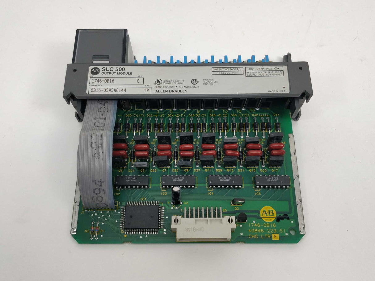 AB 1746-OB16 SLC 500 Output Module  Ser.C