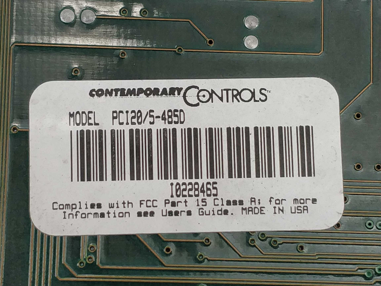 Contemporary Contros PCI20/5-485D Network Interface Module