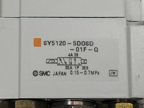 SMC SY5120-5DOSD-01F-Q Solenoid Valve 0.15~0.7MPa