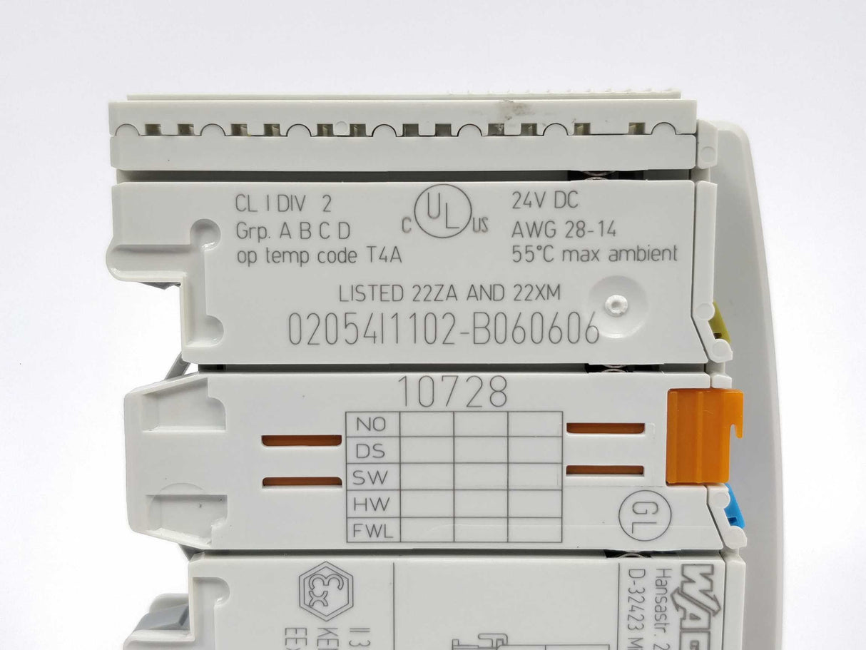 Wago 750-306 Fieldbus Coupler DeviceNet