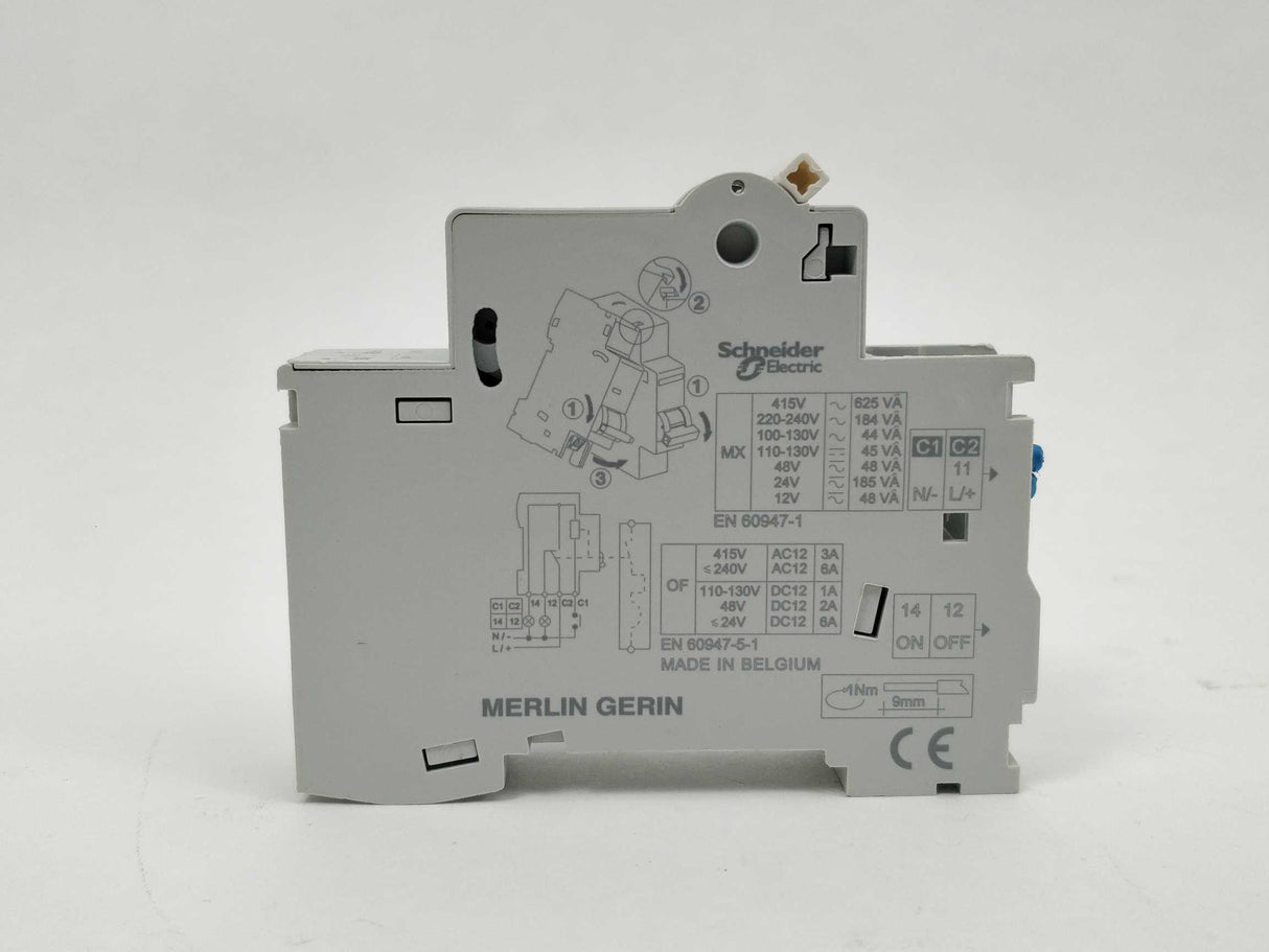 Schneider Electric 26946 Merlin Gerin BB11402 MX+OF Circuit Breaker