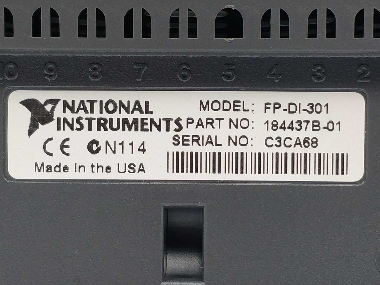 National Instruments 184437B-01 FP-DI-301 with 184106C-01 FP-TB-1