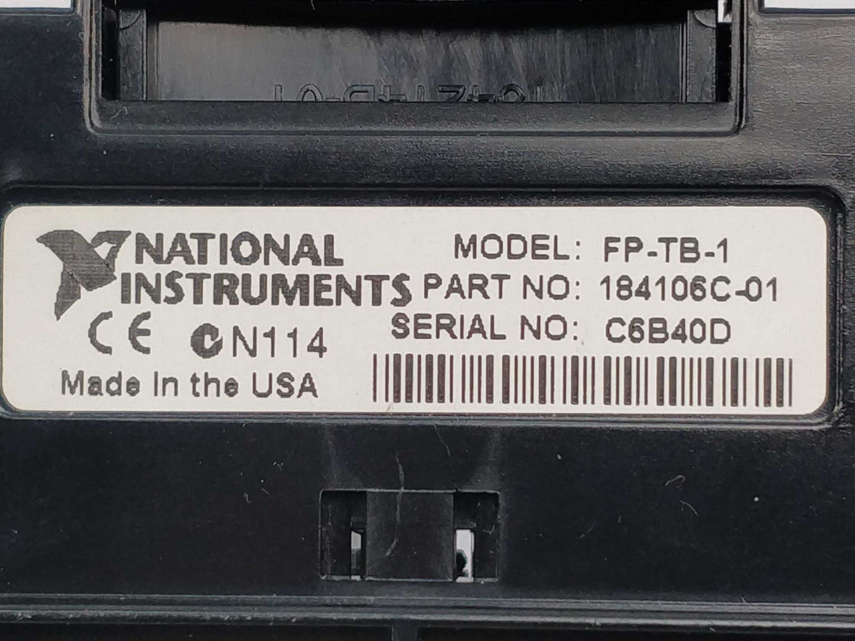 National Instruments 184437B-01 FP-DI-301 with 184106C-01 FP-TB-1