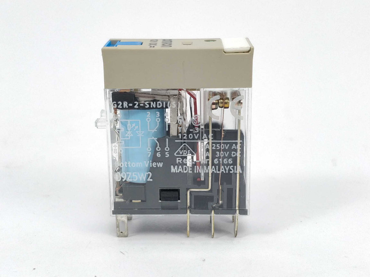 OMRON G2R-2-SNDI(S) 12VDC relay with P2RF-08-PU socket