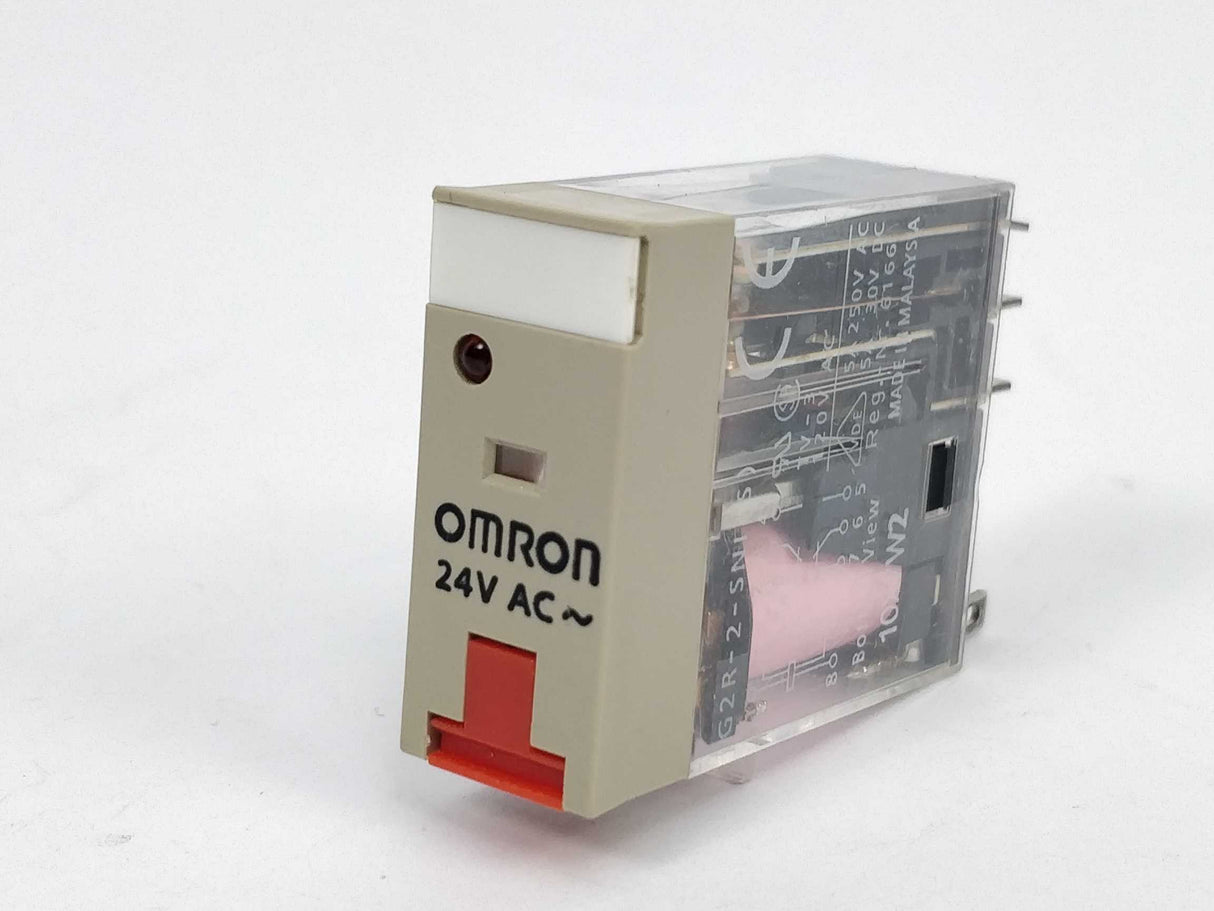 OMRON G2R-2-SNI(S) 24VAC Relay with PRF-08-PU socket