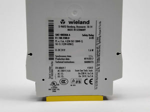 Wieland R1.188.3580.0 SNO 4083KM-A safety relay