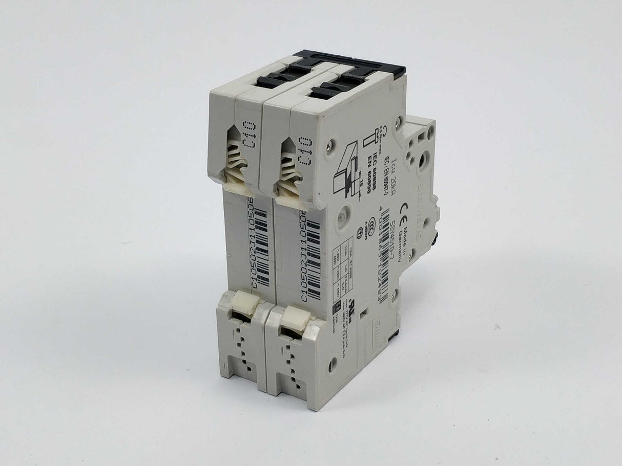 Siemens 5SY4510-7 5SY45 MCB C10 Miniature circuit breaker