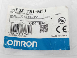 OMRON E3Z-T81-M3J 0.3M Photoelectric Sensors