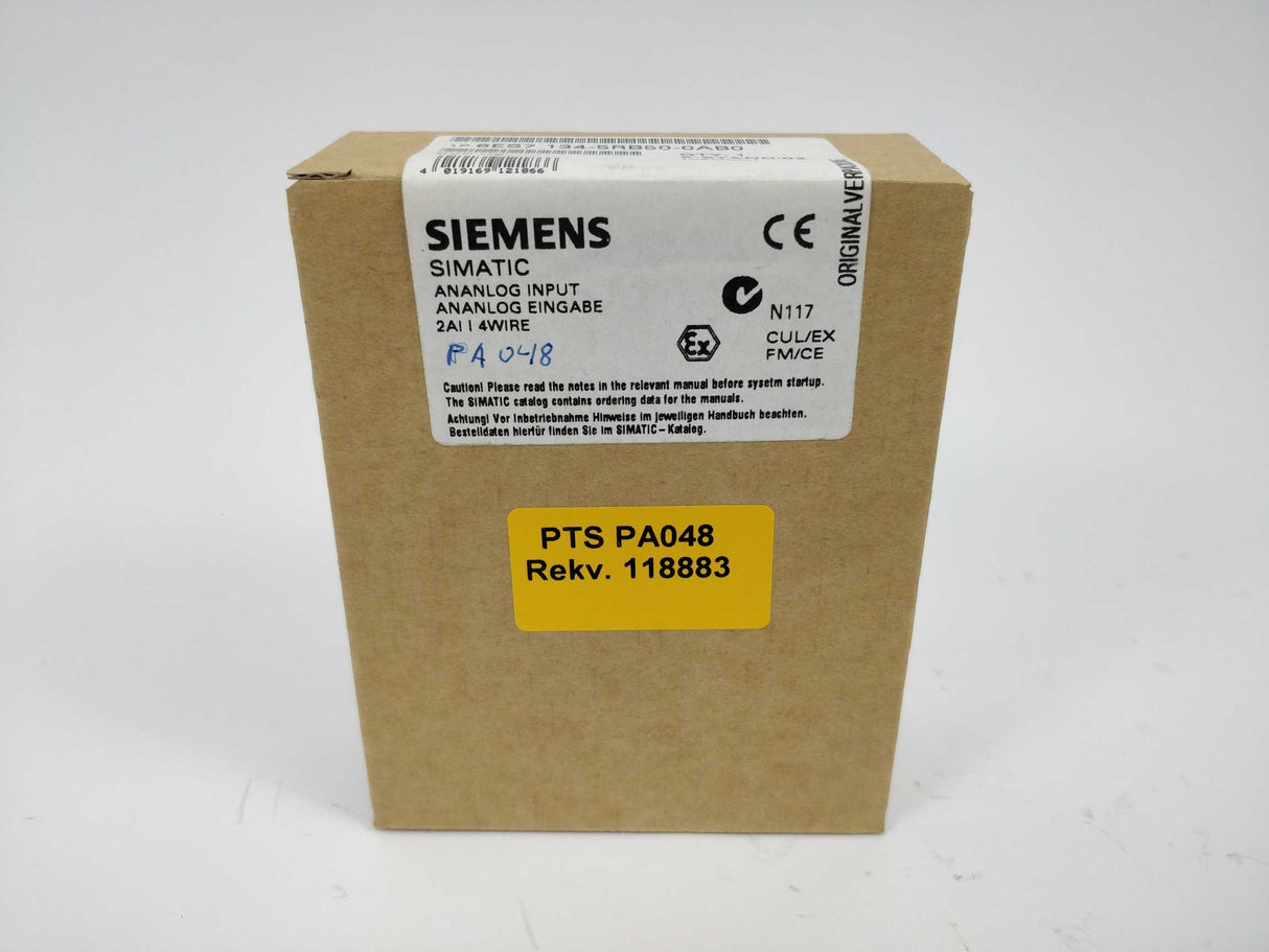 Siemens 6ES7 134-5RB50-0AB0 Simatic analog input