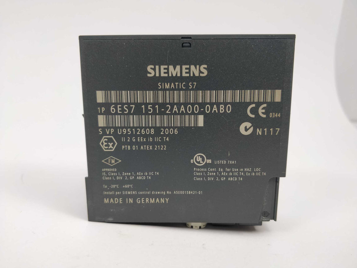 Siemens 6ES7 151-2AA00-0AB0 Interface module