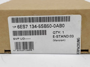 Siemens 6ES7 134-5SB50-0AB0 SIMATIC Analog input