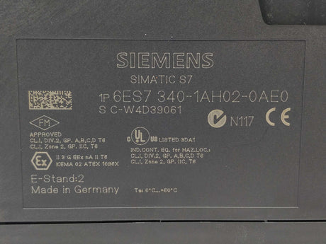 Siemens 6ES7340-1AH02-0AE0 SIMATIC S7-300