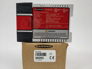 BANNER ES-VA-5A Safety Relay Module for E-Stop/Rope Pull/Interlock