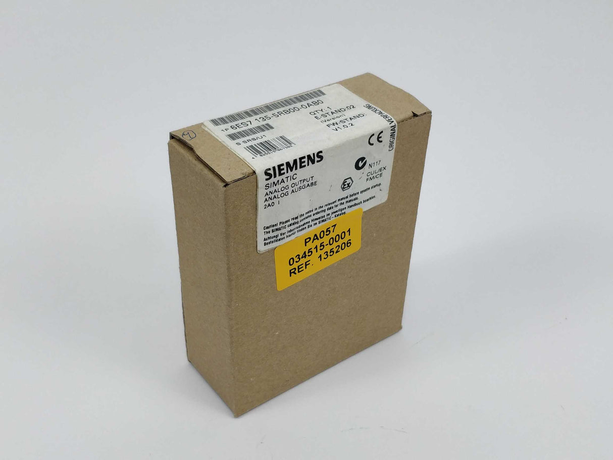 Siemens 6ES7135-5RB00-0AB0 Simatic analog output