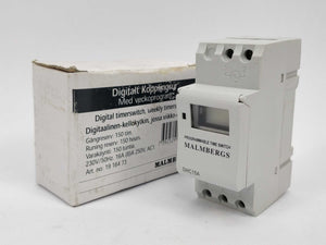 MALMBERGS DHC15A Digital Timerswitch, weekly timerswitch