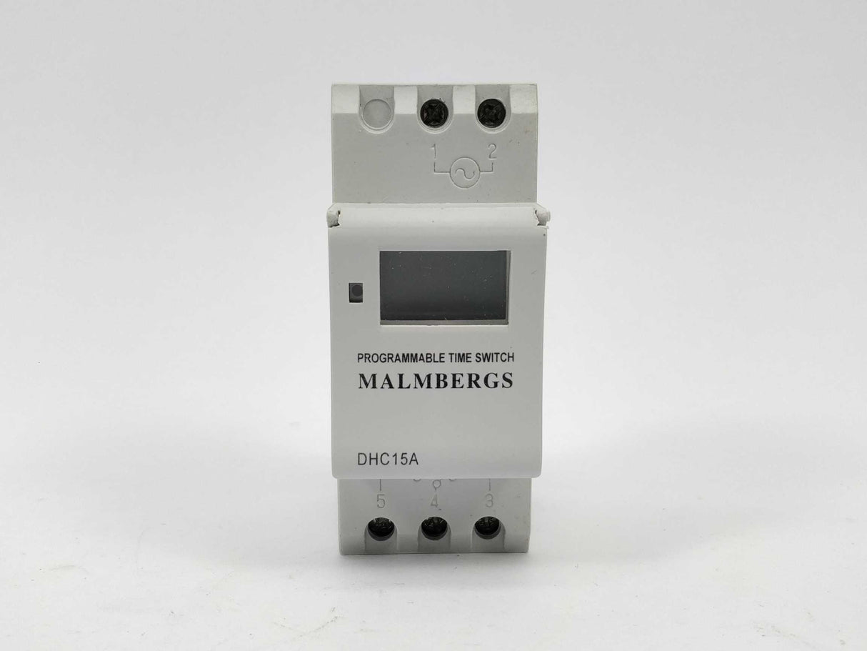 MALMBERGS DHC15A Digital Timerswitch, weekly timerswitch