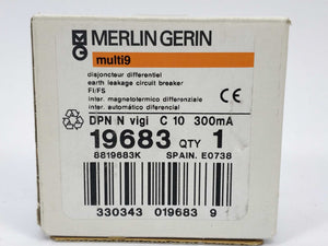 Merlin Gerin 19683 DPN - earth leakage circuit breaker