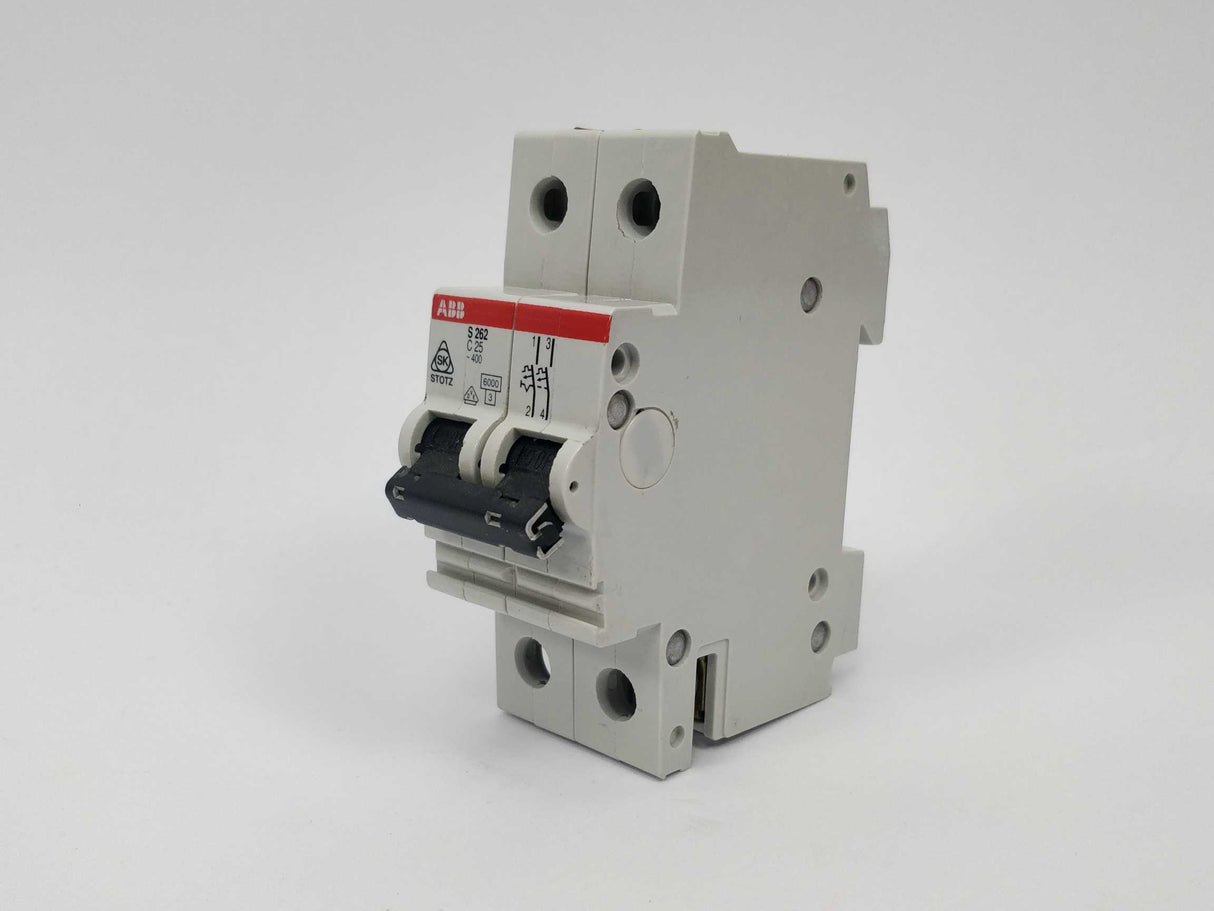 ABB S262 C25 Circuit breaker 2 Pcs.