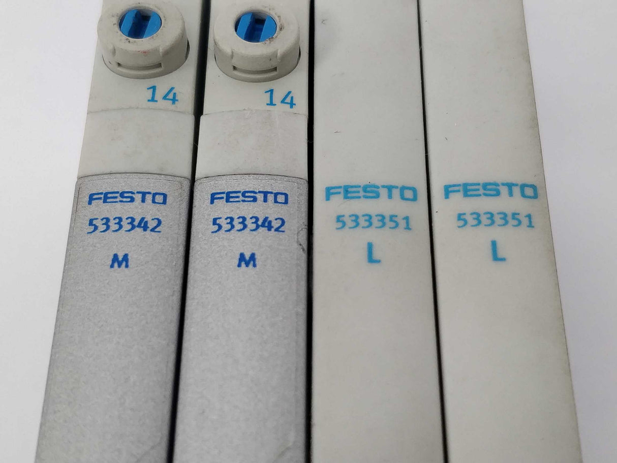 Festo 533342 x2; 533351 x2 & 533368 & 533352