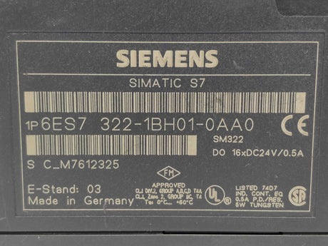 Siemens 6ES7322-1BH01-0AA0 Digital output