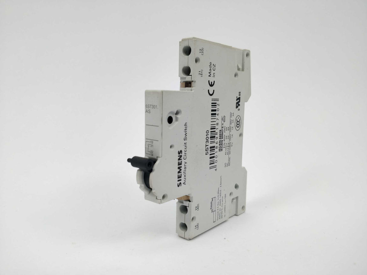 Siemens 5ST3010 5ST301.AS Auxiliary circuit switch