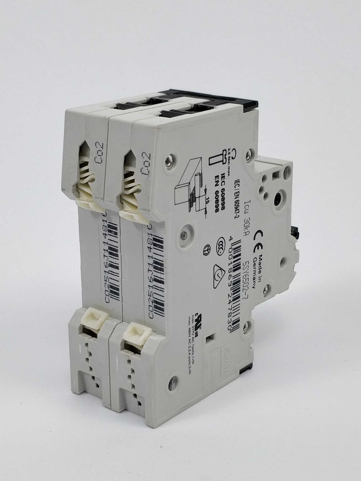 Siemens 5SY6502-7 Miniature circuit breaker C2 230V