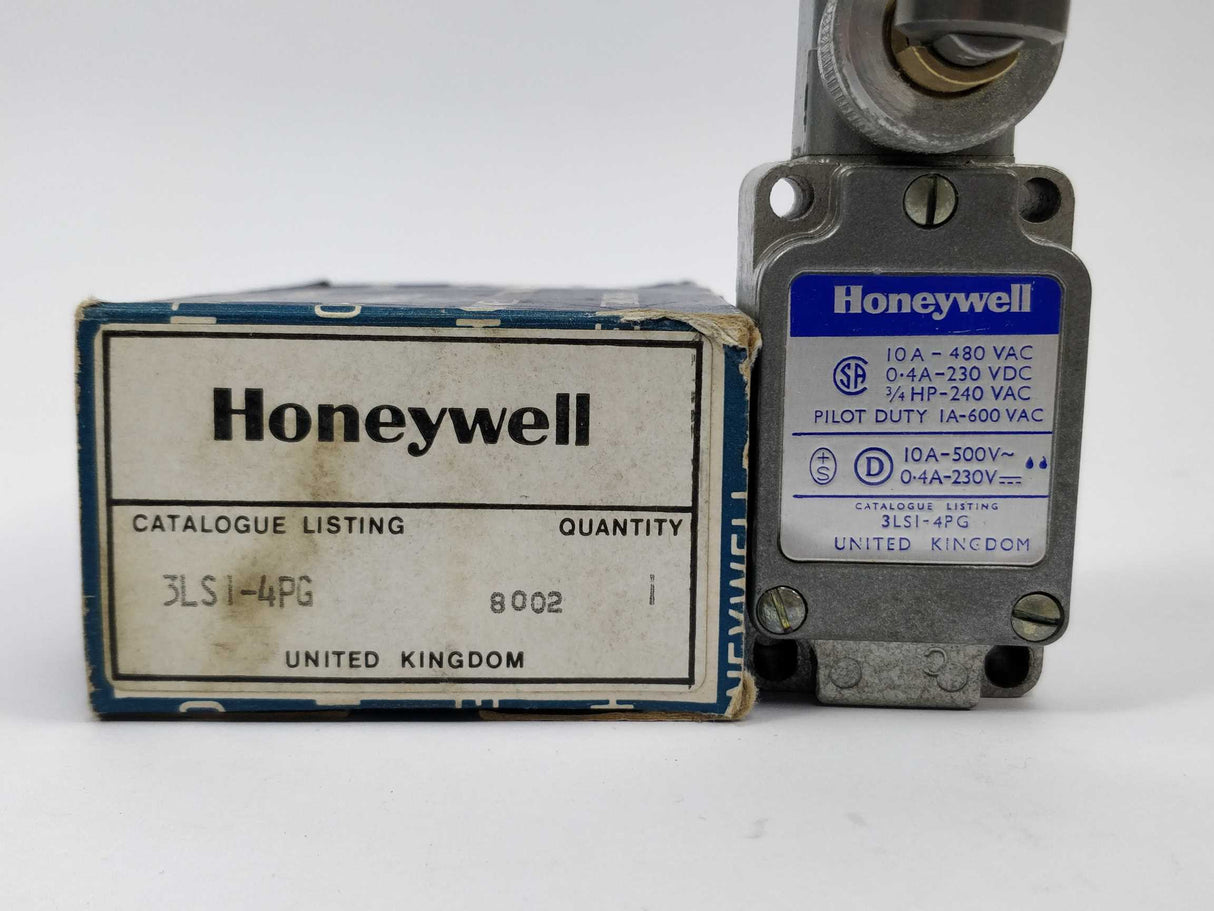 Honeywell 3LSI-4PG Industrial limit switch 10A - 480 VAC