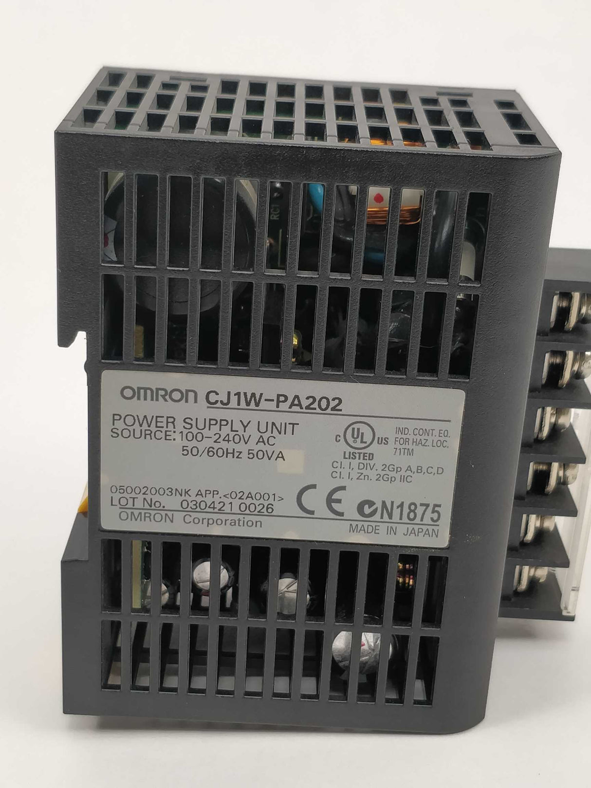 OMRON CJ1W-PA202 Power supply unit