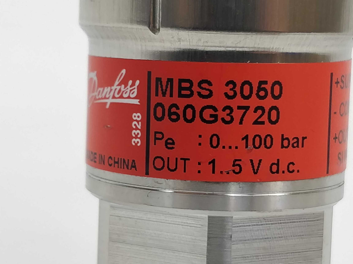 Danfoss 060G3720 MBS 3050 Pressure transmitter 1...5VDC 0...100bar