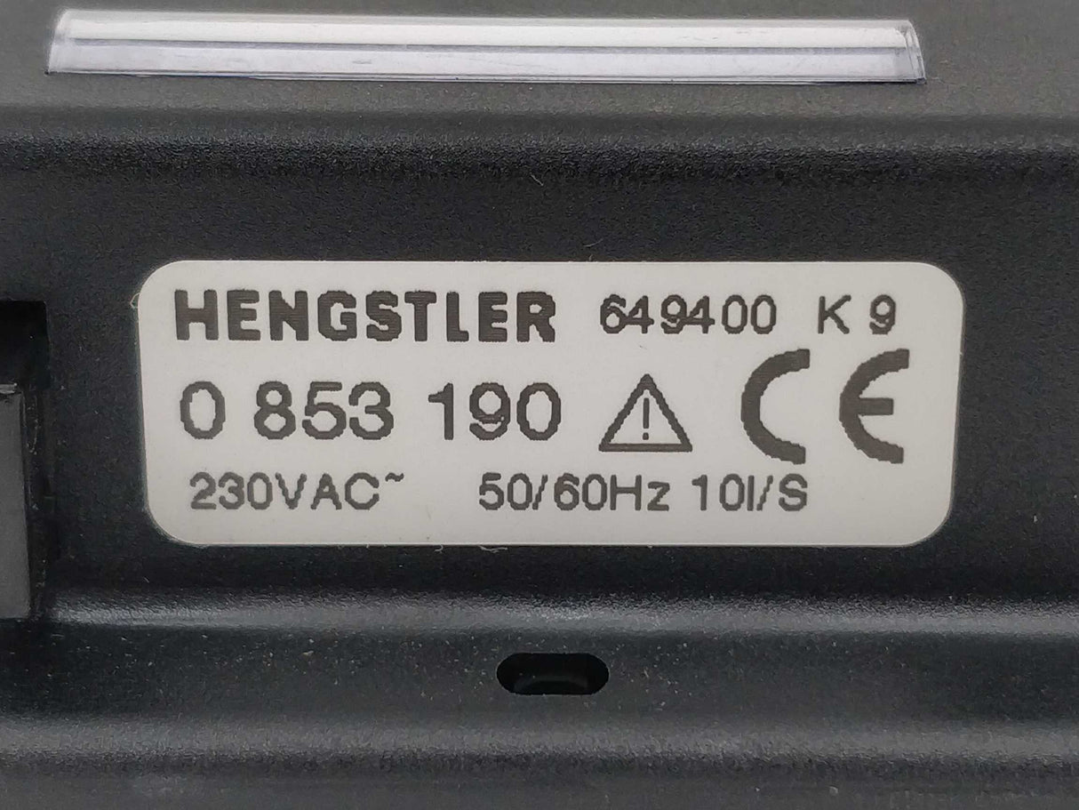 HENGSTLER 0 853 190 Six-digit display 230VAC 50/60Hz 10I/S