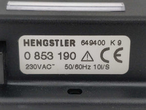 HENGSTLER 0 853 190 Six-digit display 230VAC 50/60Hz 10I/S