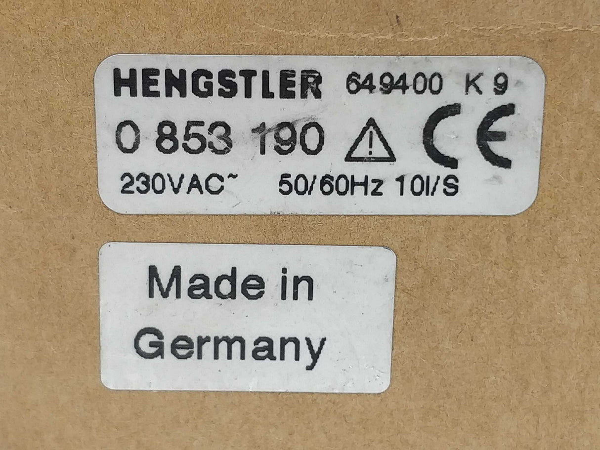 HENGSTLER 0 853 190 Six-digit display 230VAC 50/60Hz 10I/S