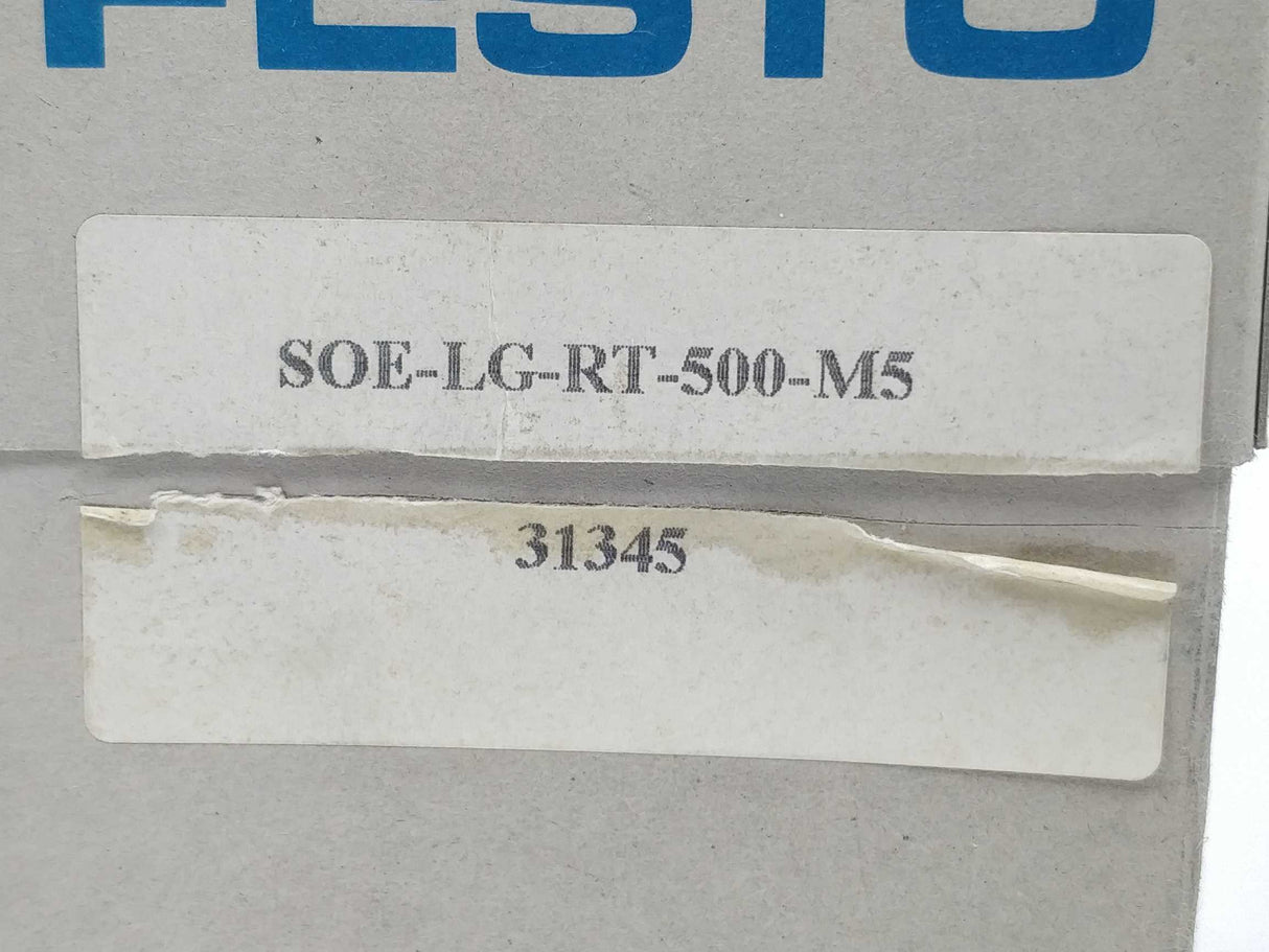 Festo 31345 SOE-LG-RT-500-M5