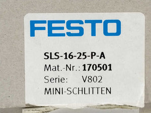 Festo 170501 SLS-16-25-P-A Mini slide