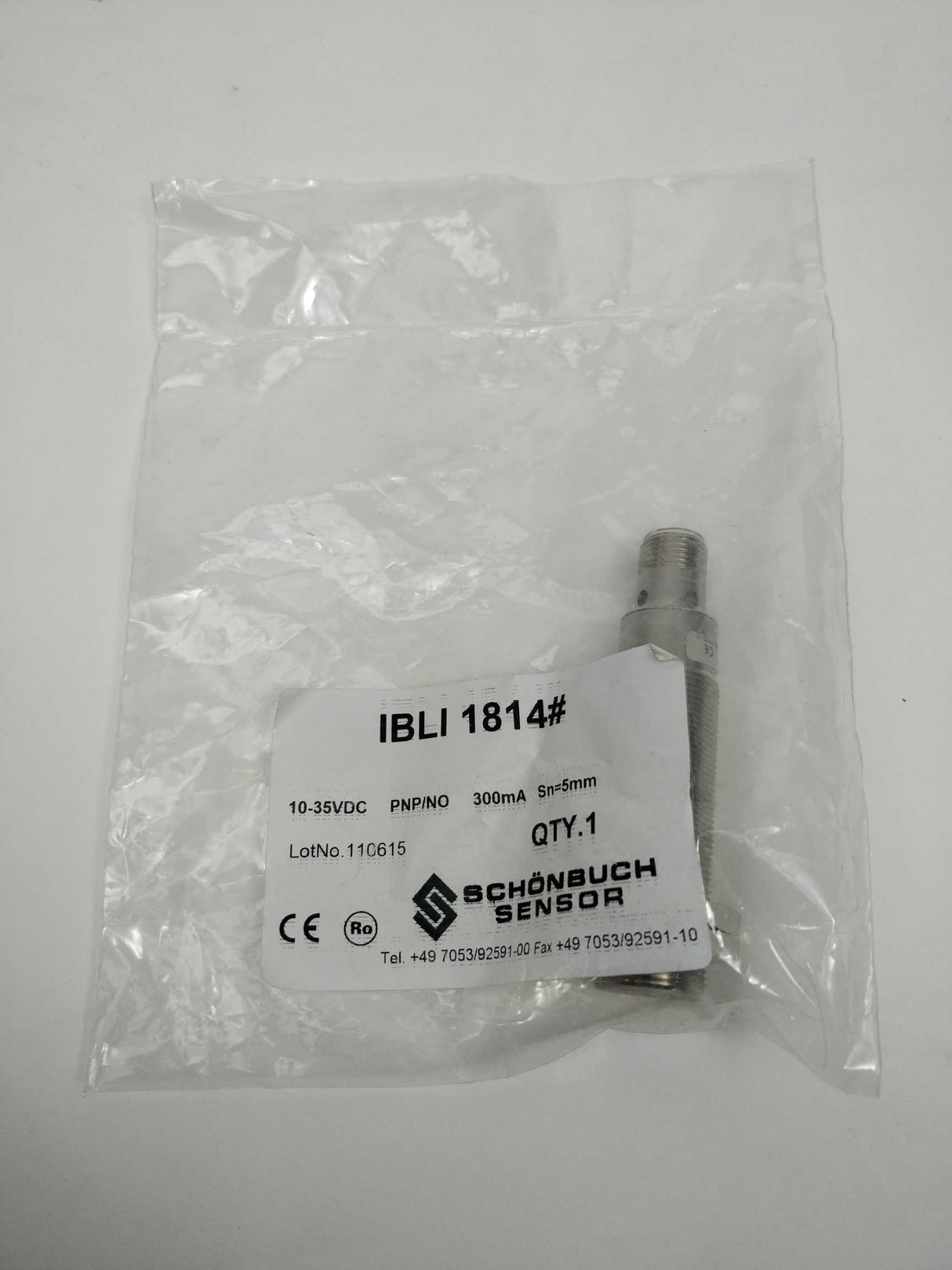 Schönbuch Sensor IBLI1814 Inductive Proximity Sensors