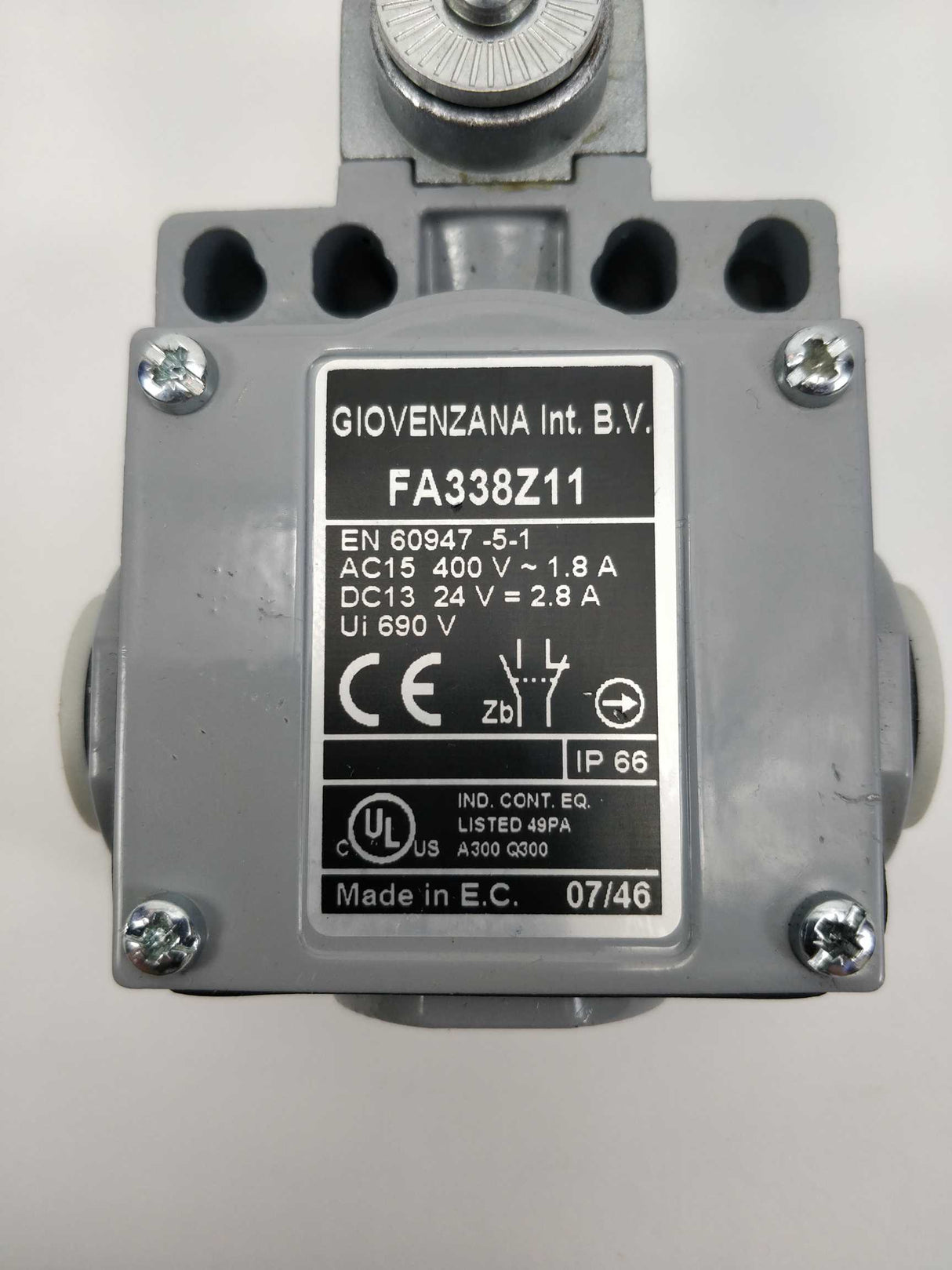 Giovenzana FA338Z11 Limit switches