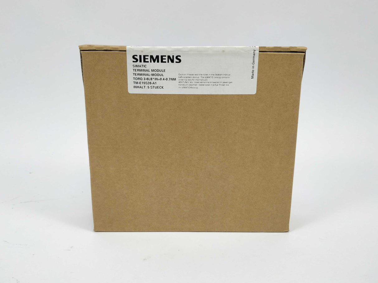 Siemens 6ES7193-4CA40-0AA0 Universal terminal module 5pcs