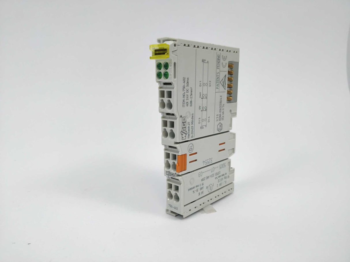 Wago 750-402 Input module 4DI 24VDC 3.0ms 6 Pcs