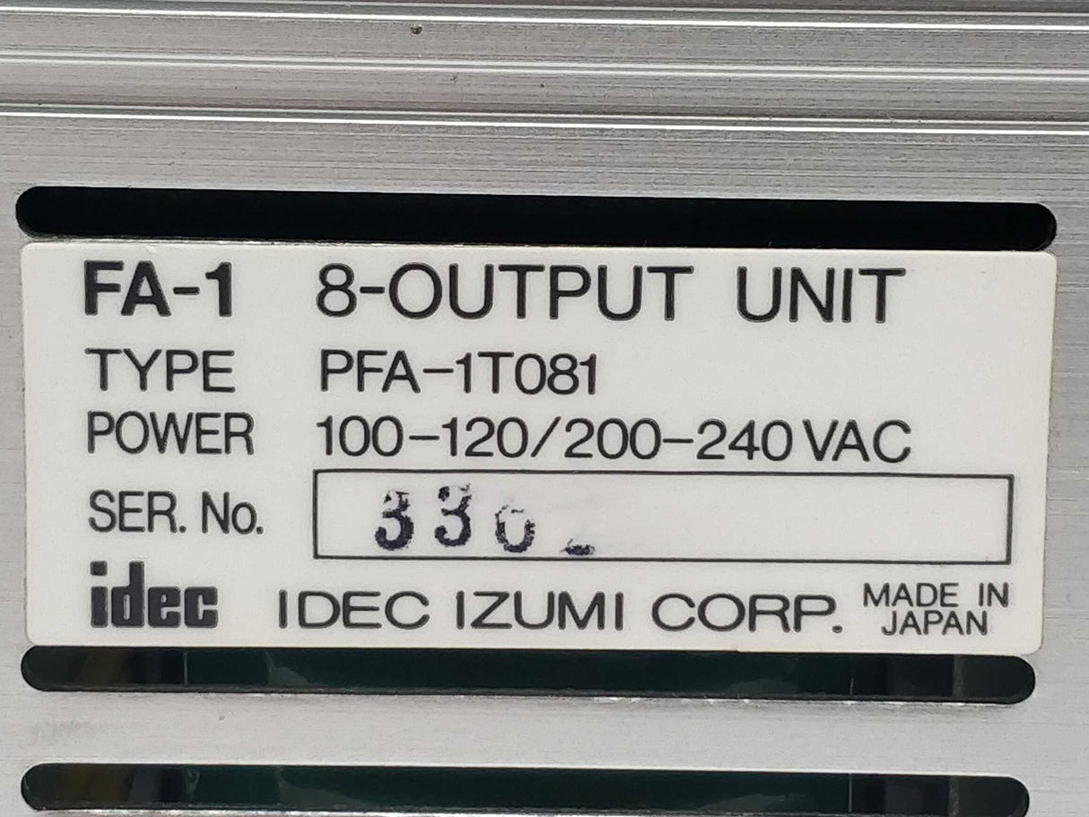 Idec PFA-1T081 FA-1 8-Output Unit