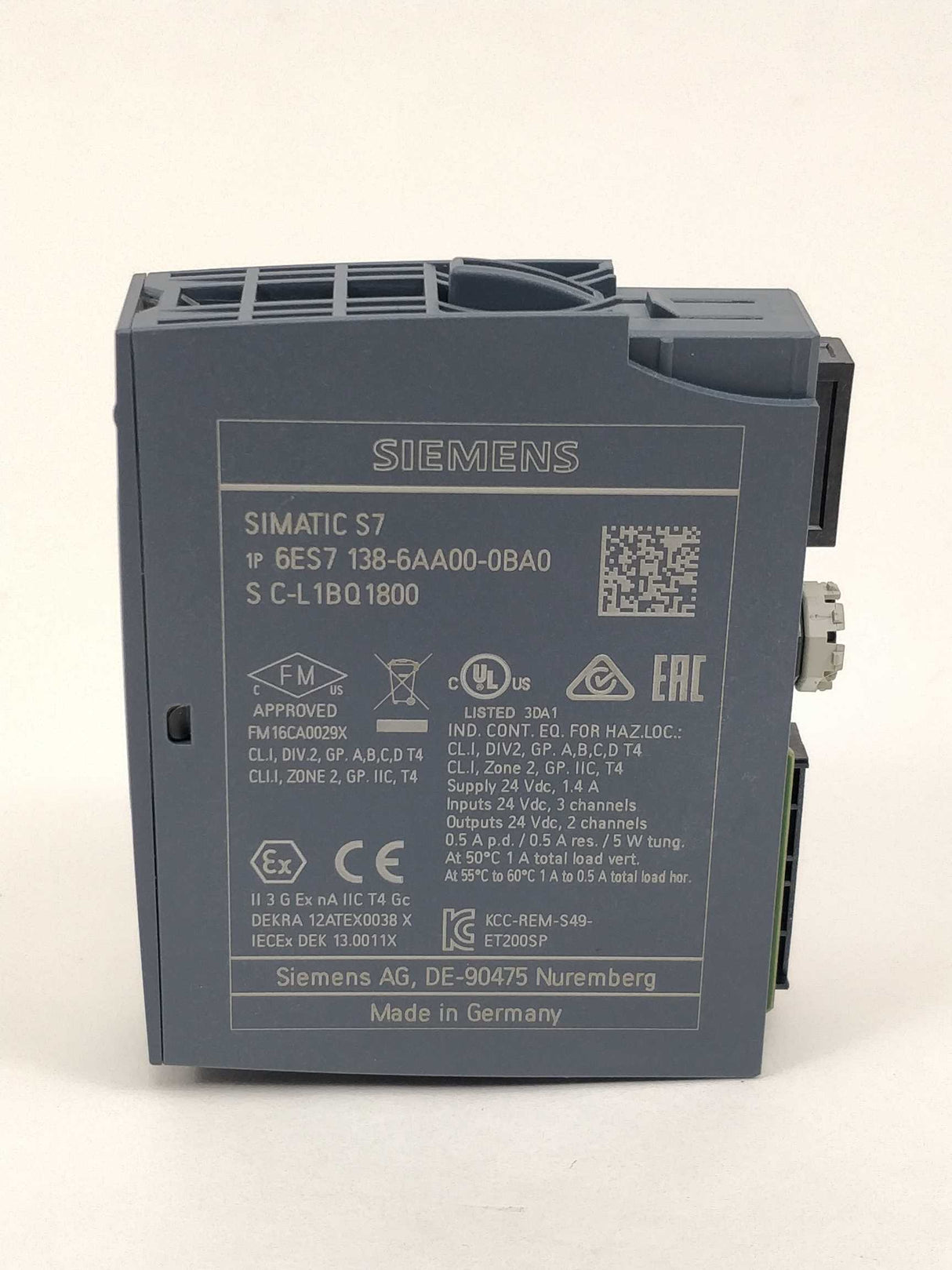 Siemens 6ES7138-6AA00-0BA0 Simatic S7 counter module