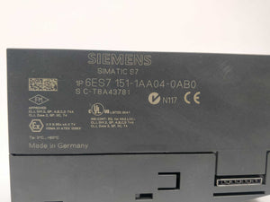 Siemens 6ES7151-1AA04-0AB0 SIMATIC Interface Module