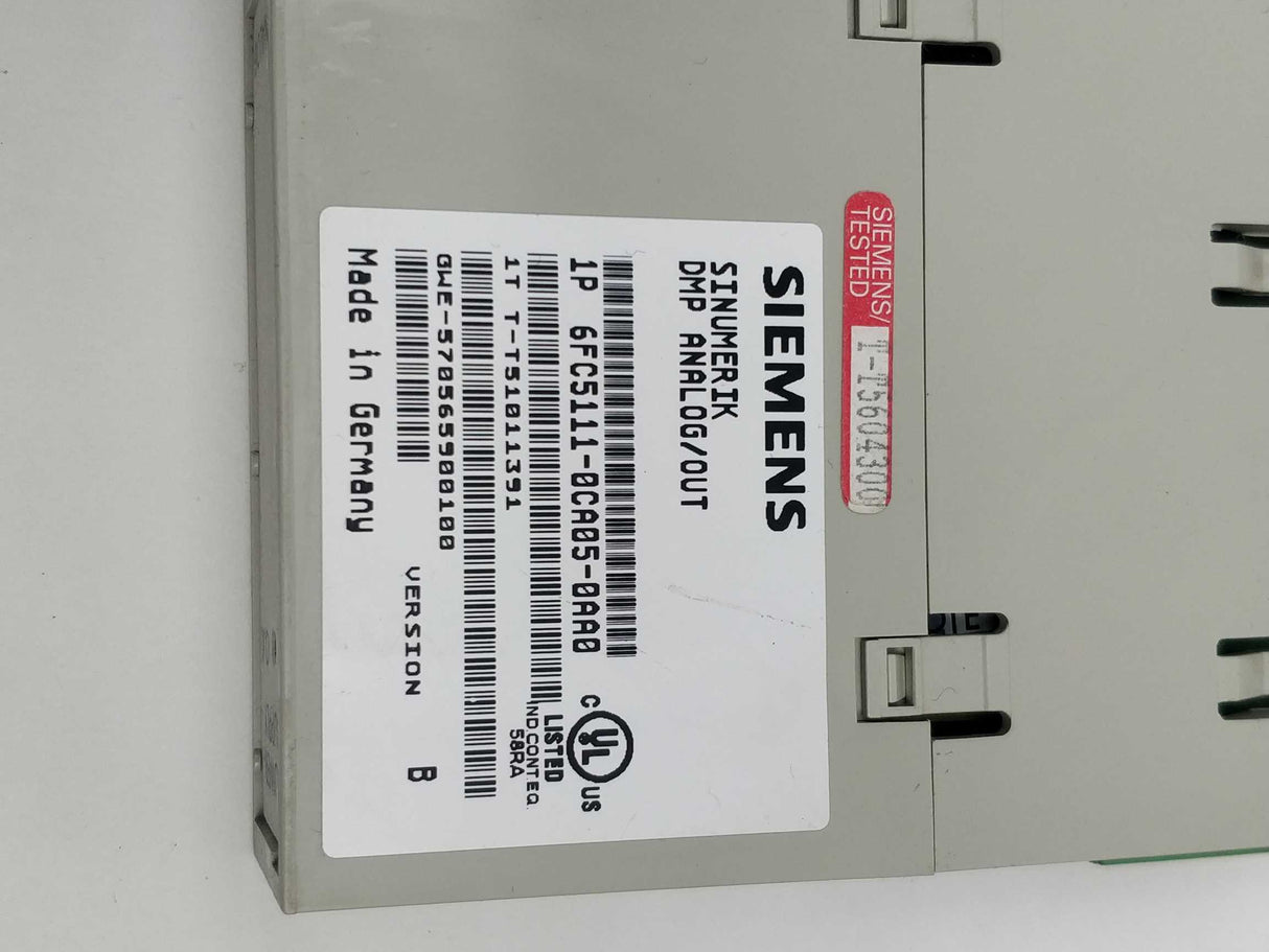 Siemens 6FC5111-0CA05-0AA0 SINUMERIK DMP ANALOG/OUT