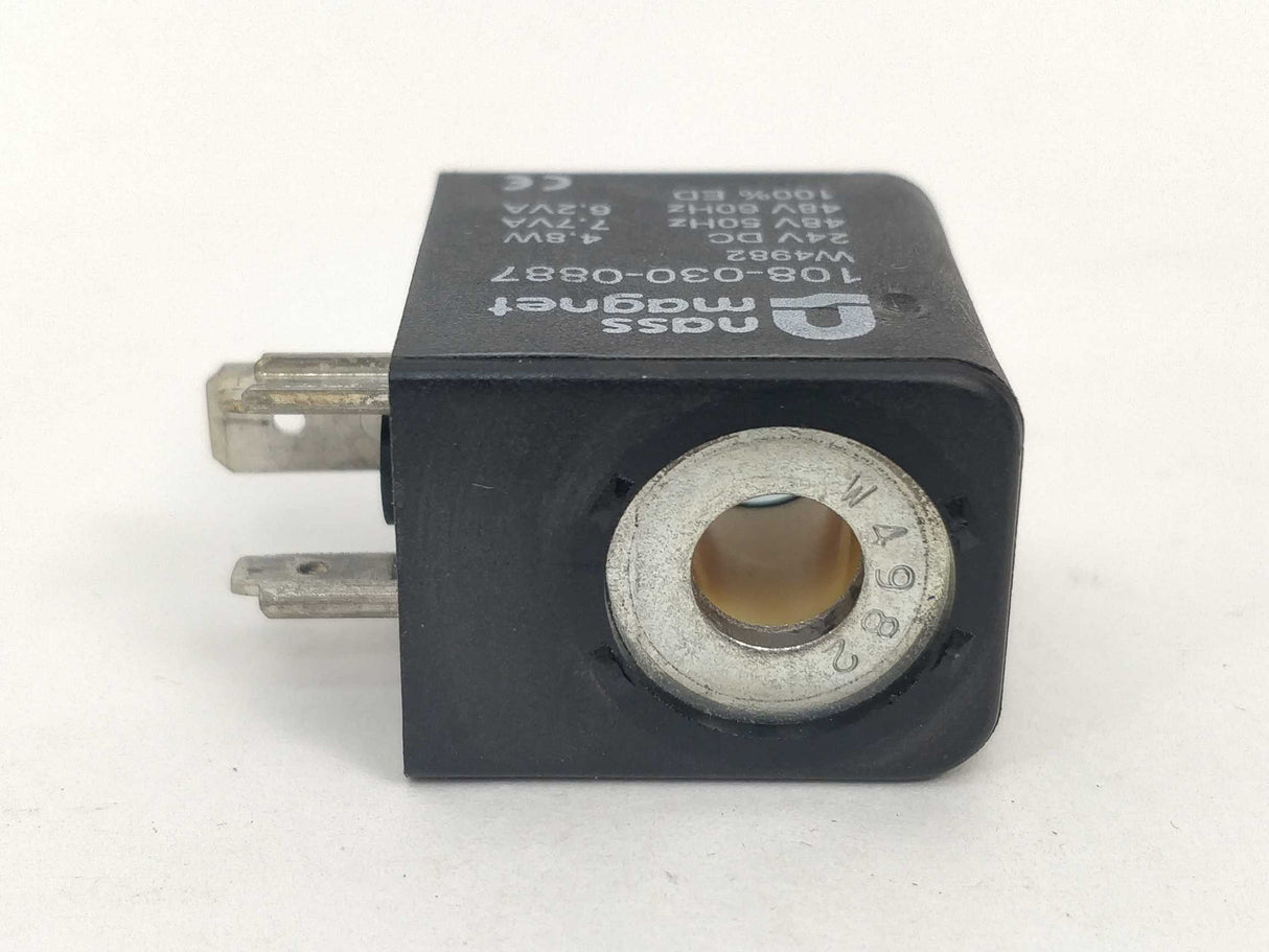 Naas Magnet 108-030-0887 W4982 Coil. 24VDC