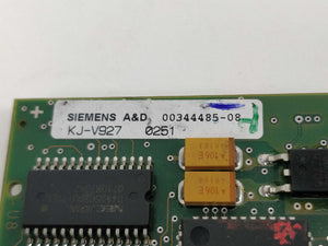 Siemens A&D EA MCH 00344485-08 Processor board