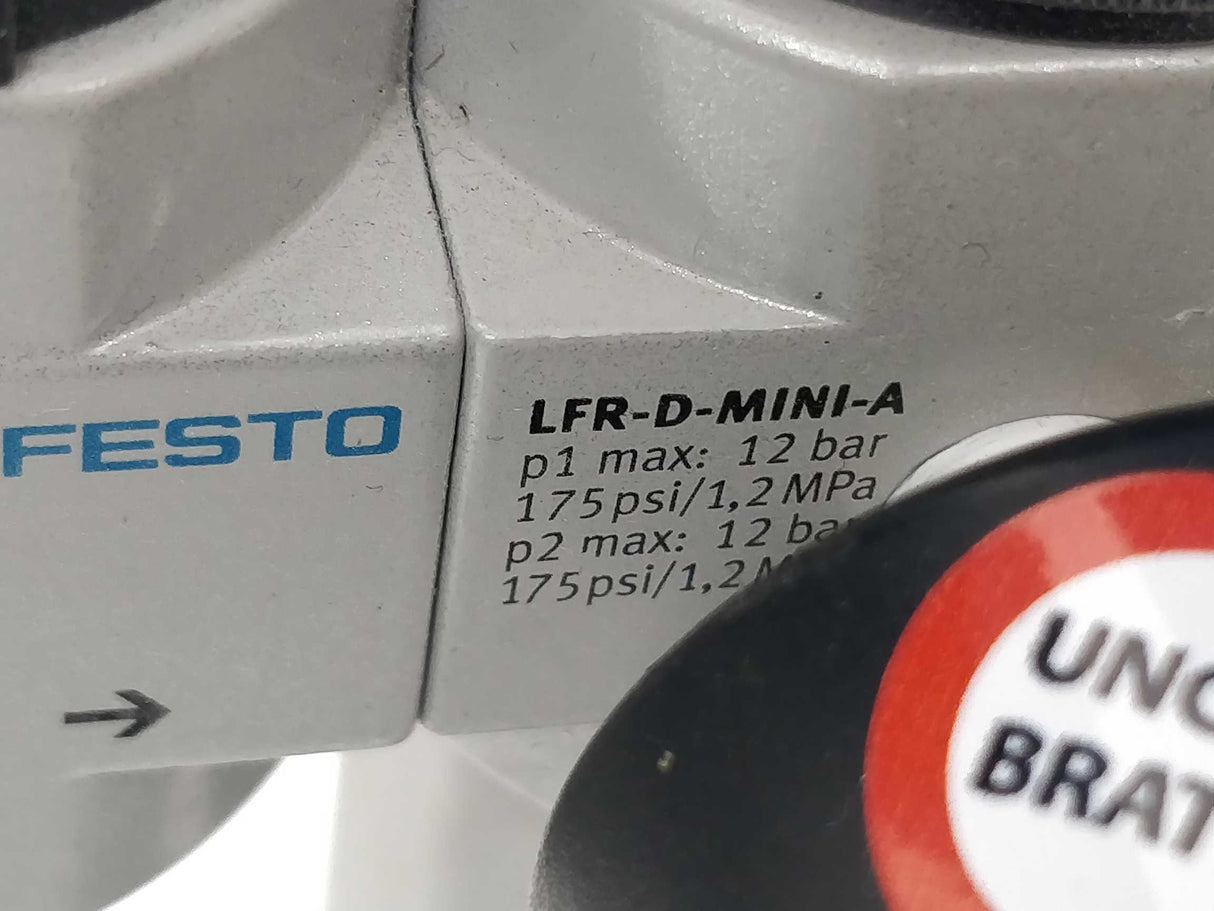 Festo 185782 LFR-1/4-D-MINI-KG-A Service Unit Combination