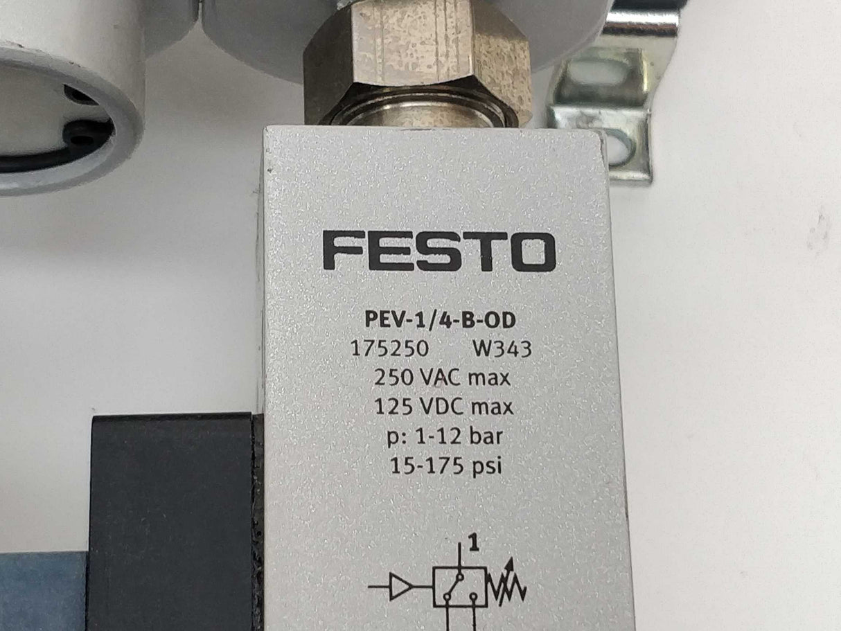 Festo 185782 LFR-1/4-D-MINI-KG-A Service Unit Combination